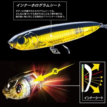 TSUYOKI 3DR Pencil Topwater Lure 100mm 17g Walk The Dog Surface Bait Reflective Flash StickBait For Seabass Yo-zuri Fishing 2024