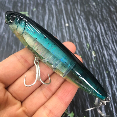 TSUYOKI 3DR Pencil Topwater Lure 100mm 17g Walk The Dog Površinski mamac Reflektirajući Flash StickBait za brancina Yo-zuri ribolov 2024