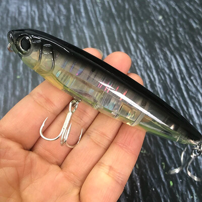 TSUYOKI 3DR Pencil Topwater Lure 100mm 17g Walk The Dog Površinski mamac Reflektirajući Flash StickBait za brancina Yo-zuri ribolov 2024