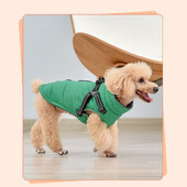 Rudens ir žiemos šilta britiška medvilnė, šilta striukė Vienspalviai drabužiai augintiniams Medvilninė liemenė šunų drabužiai Drop Shipping talismanai