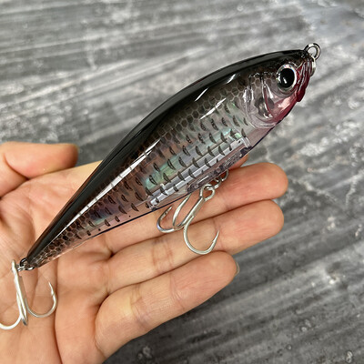 30 g 110 mm plaukiojantis pieštuko masalas, dirbtinis kietas masalas, skirtas žvejoti pakrantėje „Twitch“ sūraus upėtakio Isca Pesca voblerio žvejybos įranga