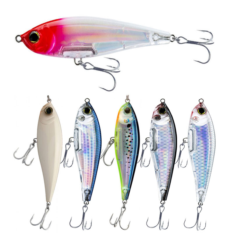 30 g 110 mm plaukiojantis pieštuko masalas, dirbtinis kietas masalas, skirtas žvejoti pakrantėje „Twitch“ sūraus upėtakio Isca Pesca voblerio žvejybos įranga