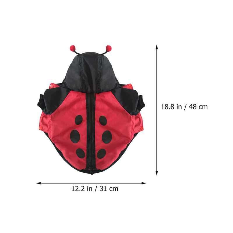 Drabužiai naminiams gyvūnėliams Katės Šuns Kailis Pripučiami Juokingi Drabužiai Boružėlės kostiumas Poliesteris Cosplay Vaiko Helovino dekoras