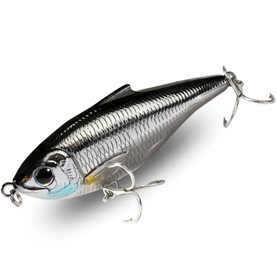 Vandenyje plaukiojantis Minnow 12 g 7,5 cm pieštuko masalas 20 g 9 cm VIB barškučio plieninis rutulinis Swimbait Pesca Wobbler Jerkbait Tackle Twitch masalas