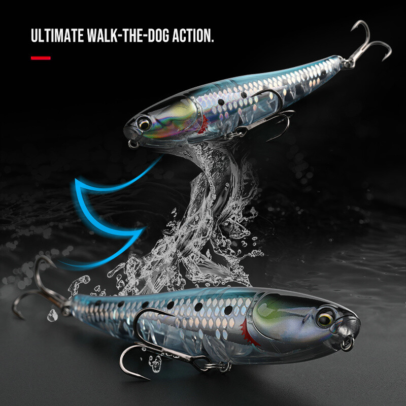ALLBLUE BULLET MULLET 80mm/100mm Topwater Pencil Surface Walker Plaukiojantis žvejybos masalas Walk the Dog Saltwater Bass Kietas masalas