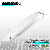 Hunthouse SLAP WALKER pieštukas žvejybos masalas, plūduriuojantis paviršius, 110 mm 125 mm kietas masalas, Topwater WTD sūraus vandens ešerių reikmenys