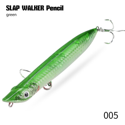 Hunthouse SLAP WALKER pieštukas žvejybos masalas, plūduriuojantis paviršius, 110 mm 125 mm kietas masalas, Topwater WTD sūraus vandens ešerių reikmenys