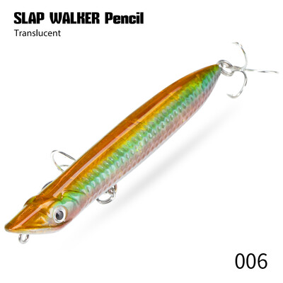 Hunthouse SLAP WALKER pieštukas žvejybos masalas, plūduriuojantis paviršius, 110 mm 125 mm kietas masalas, Topwater WTD sūraus vandens ešerių reikmenys