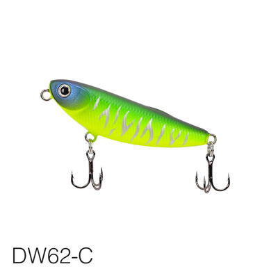 TSURINOYA 50mm 5g plaukiojantis pieštukas žvejybos masalas DW62 Topwater dirbtinis kietas masalas lydekai ešeriai upėtakiai Jerkbait vobleris