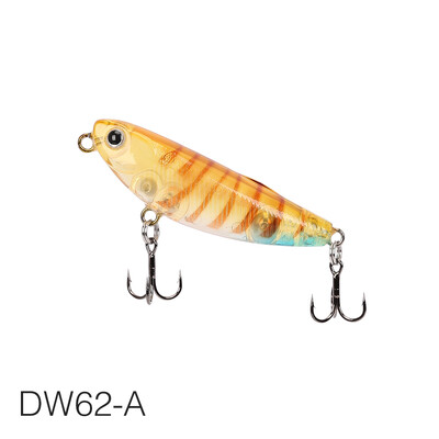 TSURINOYA 50mm 5g plaukiojantis pieštukas žvejybos masalas DW62 Topwater dirbtinis kietas masalas lydekai ešeriai upėtakiai Jerkbait vobleris