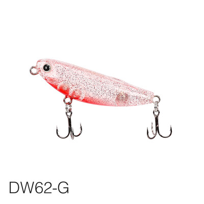 TSURINOYA 50mm 5g plaukiojantis pieštukas žvejybos masalas DW62 Topwater dirbtinis kietas masalas lydekai ešeriai upėtakiai Jerkbait vobleris