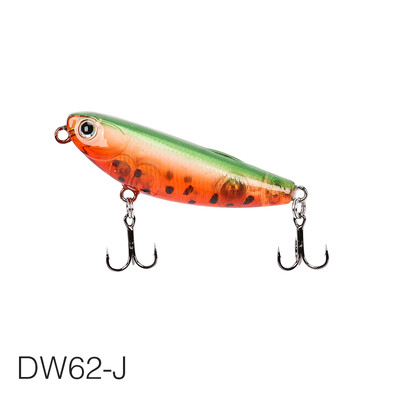 TSURINOYA 50mm 5g plaukiojantis pieštukas žvejybos masalas DW62 Topwater dirbtinis kietas masalas lydekai ešeriai upėtakiai Jerkbait vobleris