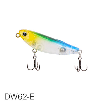 TSURINOYA 50mm 5g plaukiojantis pieštukas žvejybos masalas DW62 Topwater dirbtinis kietas masalas lydekai ešeriai upėtakiai Jerkbait vobleris