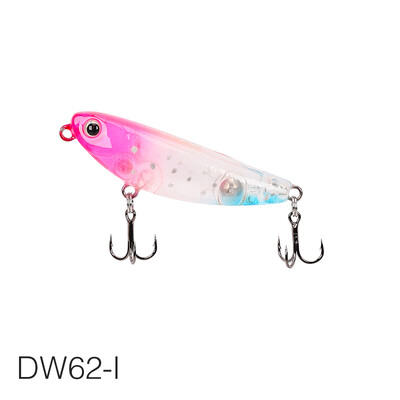 TSURINOYA 50mm 5g plaukiojantis pieštukas žvejybos masalas DW62 Topwater dirbtinis kietas masalas lydekai ešeriai upėtakiai Jerkbait vobleris