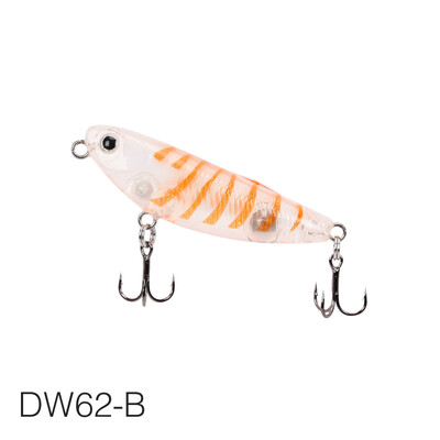 TSURINOYA 50F Viršutinis Vandenyje plaukiojantis pieštukas 50mm 5g DW62 Žūklės masalas Dirbtinis kietas masalas Ešerinės lydekos upėtakių voblerio žūklės reikmenys