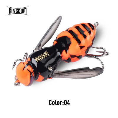 Kingdom Wasp Crawl Bait Artificial 4.2g 40mm Floating Insect Bionic Fishing Lure Swimbaits Hard Baits Bass Carp Pike Fishing
