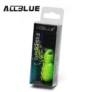 ALLBLUE FATSO SPIDER Topwater Shallow Crankbait 41MM 6.2G Rolling Insect Fishing Lure Wobbler Bait Freshwater Bass Pike Tackle