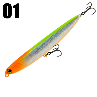 GREENSPIDER jauni zīmuļu makšķerēšanas mānekļi mākslīgās spieķu ēsmas virsmas staigātāji peldošas makšķerēšanas ēsmas 115 mm/13,5 g Bass Pesca