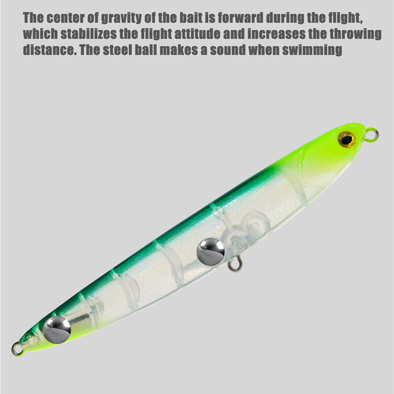 GREENSPIDER jauni zīmuļu makšķerēšanas mānekļi mākslīgās spieķu ēsmas virsmas staigātāji peldošas makšķerēšanas ēsmas 115 mm/13,5 g Bass Pesca