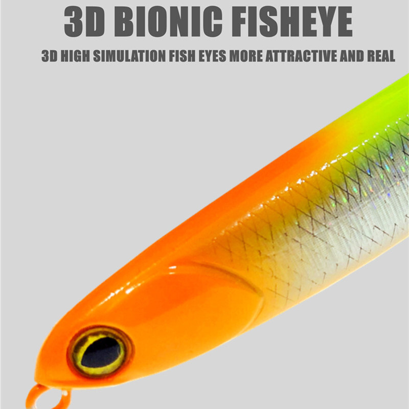 GREENSPIDER jauni zīmuļu makšķerēšanas mānekļi mākslīgās spieķu ēsmas virsmas staigātāji peldošas makšķerēšanas ēsmas 115 mm/13,5 g Bass Pesca