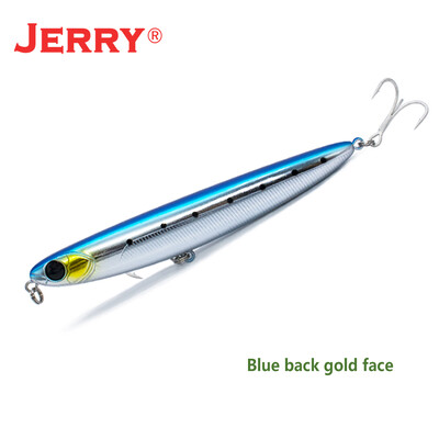 „Jerry Surface“ pieštukas, plaukiojantis masalas, 110 mm/4,5 colio „Topwater Stickbait“ barškantis uolienų spiningas žvejybos kietas masalas, skirtas ešerių žvejybai