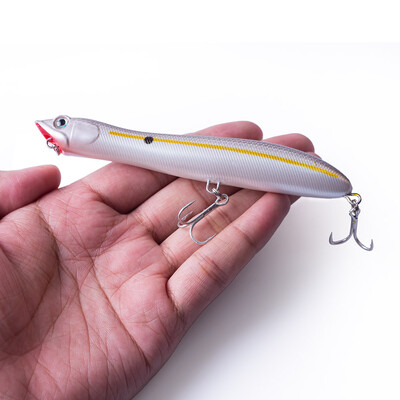 120 mm/18g Topwater pliiats Poppper Ujuv kalapüügi peibutis Snakehead voblerid Tackle Söödad Minnow For Snapper Lesta Bass Chub