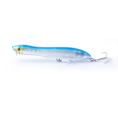 120 mm/18g Viršutinis pieštukas plaukiojantis žvejybos masalas Gyvatės galvos vobleriai Masalai Minnow Snapper plekšnė Bass Chub