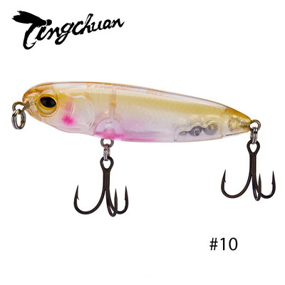 Tingchuan 2023 Naujas 4,5 g / 55 mm 6,5 g / 60 mm plūduriuojantis pieštukas vandens paviršiui žvejybos masalas Dirbtinis šamo masalas, skirtas žvejybai