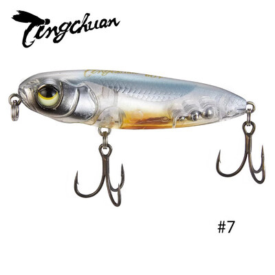 Tingchuan 2023 Naujas 4,5 g / 55 mm 6,5 g / 60 mm plūduriuojantis pieštukas vandens paviršiui žvejybos masalas Dirbtinis šamo masalas, skirtas žvejybai