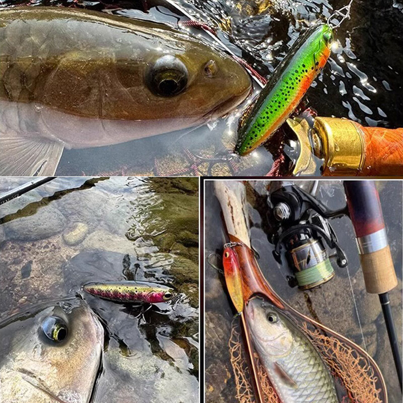 Tingchuan 2023 Naujas 4,5 g / 55 mm 6,5 g / 60 mm plūduriuojantis pieštukas vandens paviršiui žvejybos masalas Dirbtinis šamo masalas, skirtas žvejybai