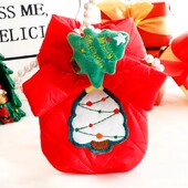 Kutyaruha Őszi/téli vastag macska hercegnő karácsonyi sál pamut kabát kis kutya maci házi kedvenc