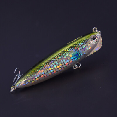 9cm 18g žvejybos masalas Lėtai skęstantys pieštukų vobleriai, toli liejami gėlo ir sūraus vandens magnetiniai barškučiai masalai, skirti ešerių žvejybai