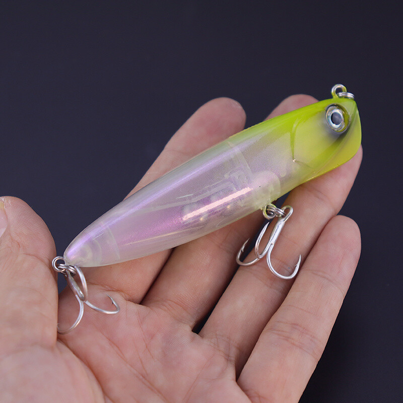 9cm 18g žvejybos masalas Lėtai skęstantys pieštukų vobleriai, toli liejami gėlo ir sūraus vandens magnetiniai barškučiai masalai, skirti ešerių žvejybai