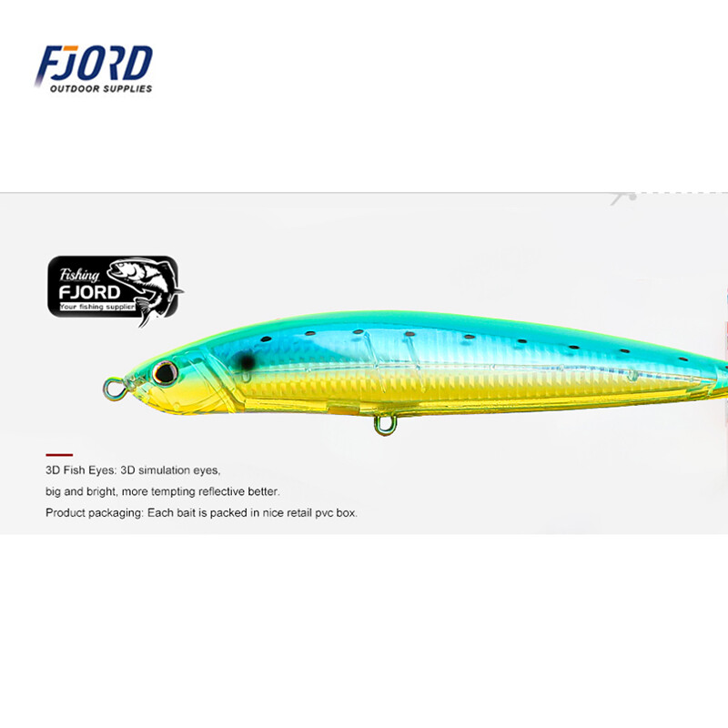 FJORD 200mm 64g Trolling plutitor Creion mare Articole tare de pescuit Momeală cu apă sărată de mare Momeală artificială pentru pescuit și recreere