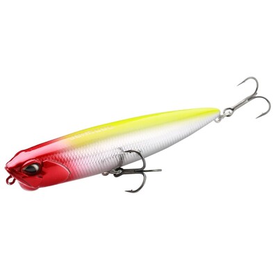 Plaukiojantis pieštuko masalas 10 mm 14 g vedžiojamas vobleris upėtakių ešerių lydekoms žvejoti ant vandens paviršiaus