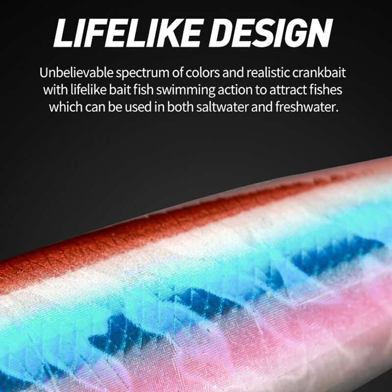 Plaukiojantis pieštuko masalas 10 mm 14 g vedžiojamas vobleris upėtakių ešerių lydekoms žvejoti ant vandens paviršiaus