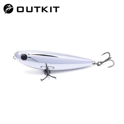 OUTKIT zvejas māneklis peldošs zīmulis StickBait māneklis 4,5/2,8g Vobleri Topwater Crankbait mānekļi Artificiais Long Casting Hard Bait