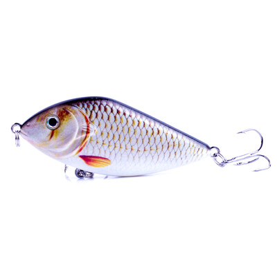 CCLTBA Sklandytuvas Jerkbait 7cm/7,5cm Kietieji masalai Žvejybos masalai Plastikiniai dirbtiniai vobleriai Barškučiai masalai Lydekos ešeriai Žūklės trūkčiojimo reikmenys