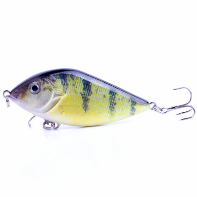 CCLTBA Sklandytuvas Jerkbait 7cm/7,5cm Kietieji masalai Žvejybos masalai Plastikiniai dirbtiniai vobleriai Barškučiai masalai Lydekos ešeriai Žūklės trūkčiojimo reikmenys