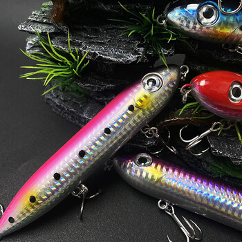 1Pcs 126mm 25g Pencil Bait Big Carp Fishing Lure Top Water Walk Doggy Chatter Beast Pesca Isca Artificial Spook Hard Bait 9018