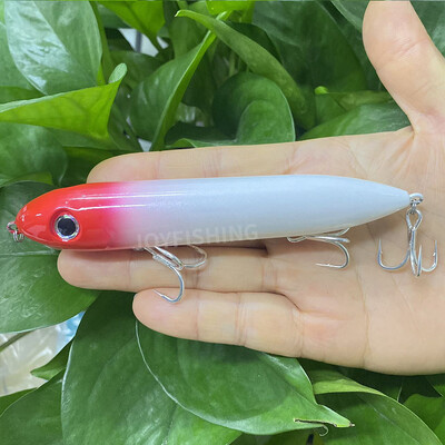 1 db 126 mm-es 25 g-os ceruzacsali nagy ponty horgászcsali felső vízi séta kutyás fecsegő fenevad Pesca Isca mesterséges kísértet kemény csali 9018