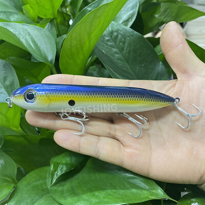 1 db 126 mm-es 25 g-os ceruzacsali nagy ponty horgászcsali felső vízi séta kutyás fecsegő fenevad Pesca Isca mesterséges kísértet kemény csali 9018