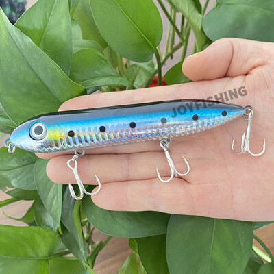 1 db 126 mm-es 25 g-os ceruzacsali nagy ponty horgászcsali felső vízi séta kutyás fecsegő fenevad Pesca Isca mesterséges kísértet kemény csali 9018