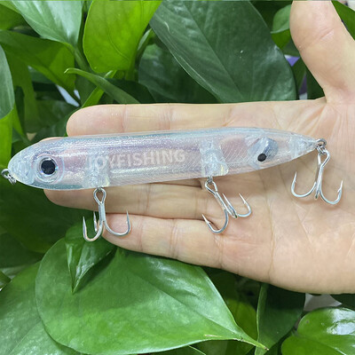 1 db 126 mm-es 25 g-os ceruzacsali nagy ponty horgászcsali felső vízi séta kutyás fecsegő fenevad Pesca Isca mesterséges kísértet kemény csali 9018