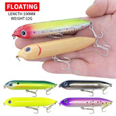 1vnt 100mm 12g pieštukas Žvejybos spook masalai Plaukiojantis dirbtinis masalas Kietas plastikas Swimbait lydekos ešerių upėtakių masalai Žvejyba PE017