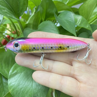 1vnt 100mm 12g pieštukas Žvejybos spook masalai Plaukiojantis dirbtinis masalas Kietas plastikas Swimbait lydekos ešerių upėtakių masalai Žvejyba PE017