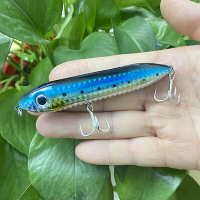 1vnt 100mm 12g pieštukas Žvejybos spook masalai Plaukiojantis dirbtinis masalas Kietas plastikas Swimbait lydekos ešerių upėtakių masalai Žvejyba PE017