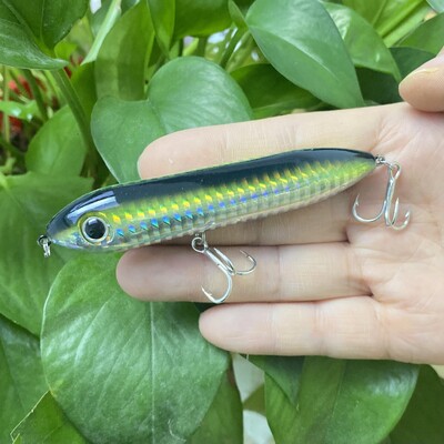 1vnt 100mm 12g pieštukas Žvejybos spook masalai Plaukiojantis dirbtinis masalas Kietas plastikas Swimbait lydekos ešerių upėtakių masalai Žvejyba PE017