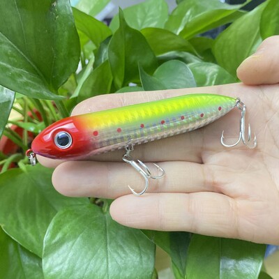 1vnt 100mm 12g pieštukas Žvejybos spook masalai Plaukiojantis dirbtinis masalas Kietas plastikas Swimbait lydekos ešerių upėtakių masalai Žvejyba PE017