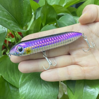 1vnt 100mm 12g pieštukas Žvejybos spook masalai Plaukiojantis dirbtinis masalas Kietas plastikas Swimbait lydekos ešerių upėtakių masalai Žvejyba PE017